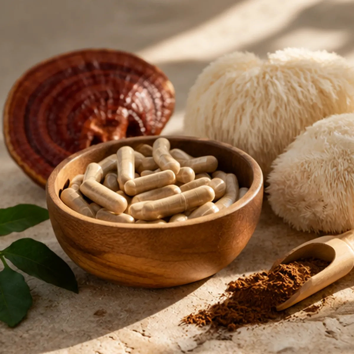 NUALAT Reishi and Lion's Mane Capsules as a complementary routine for calm and clarity